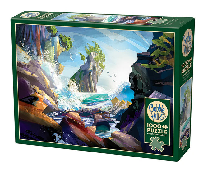 Puzzle 1000 Coastal Waves | L.A. Mood Comics and Games