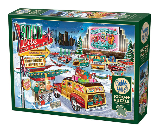 Puzzle 1000 Holiday Drive in | L.A. Mood Comics and Games