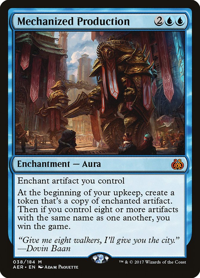 Mechanized Production [Aether Revolt] | L.A. Mood Comics and Games