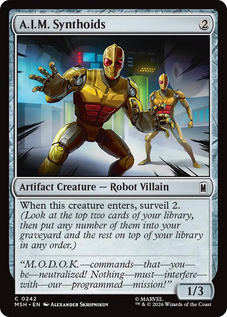 A.I.M. Synthoids [Marvel Super Heroes] | L.A. Mood Comics and Games