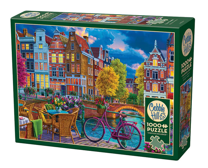 Puzzle 1000pc Cozy Street | L.A. Mood Comics and Games