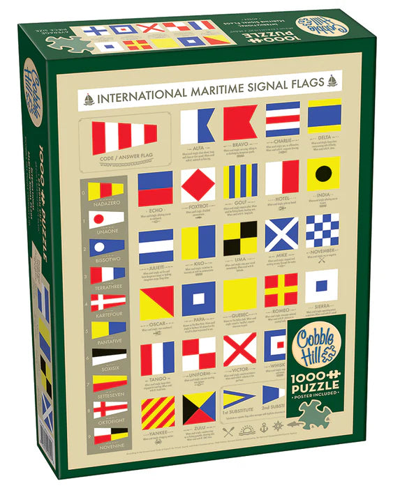 Puzzle 1000 Maritime Signal Flags | L.A. Mood Comics and Games