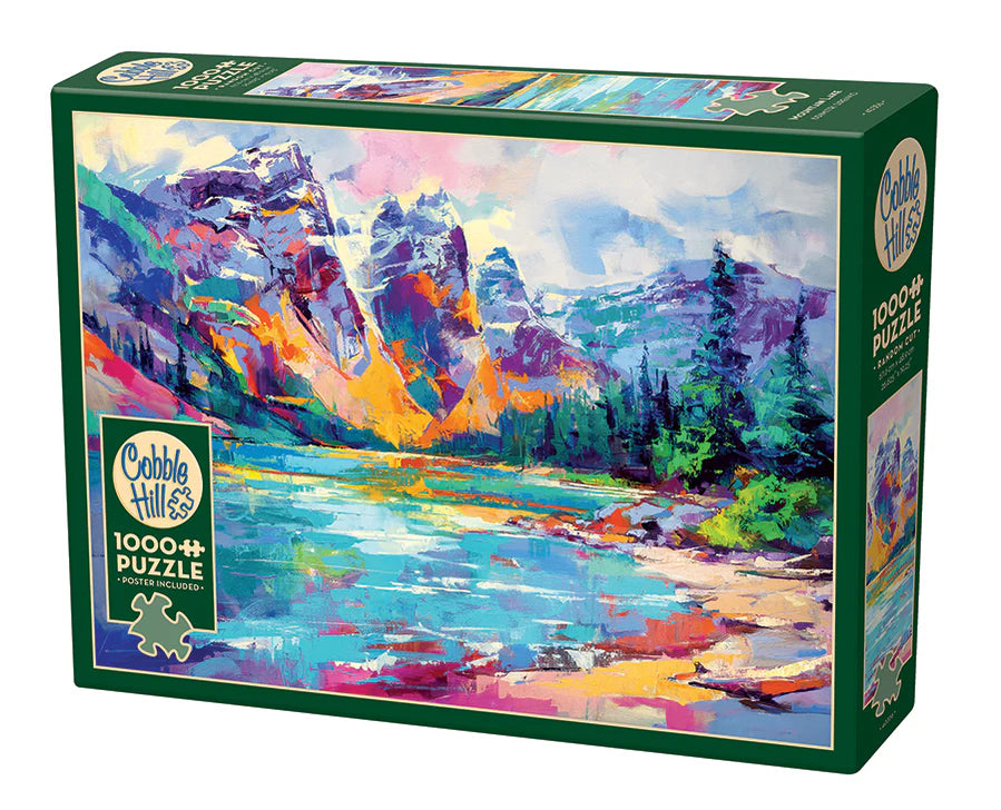 Puzzle 1000pc - Mountain Lake | L.A. Mood Comics and Games
