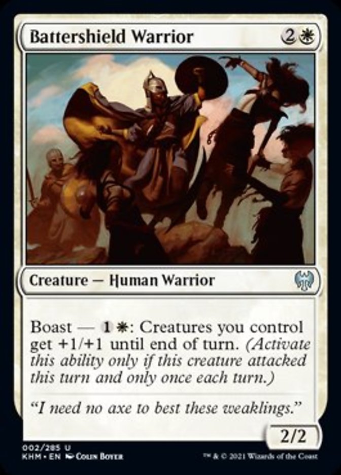 Battershield Warrior [Kaldheim] | L.A. Mood Comics and Games
