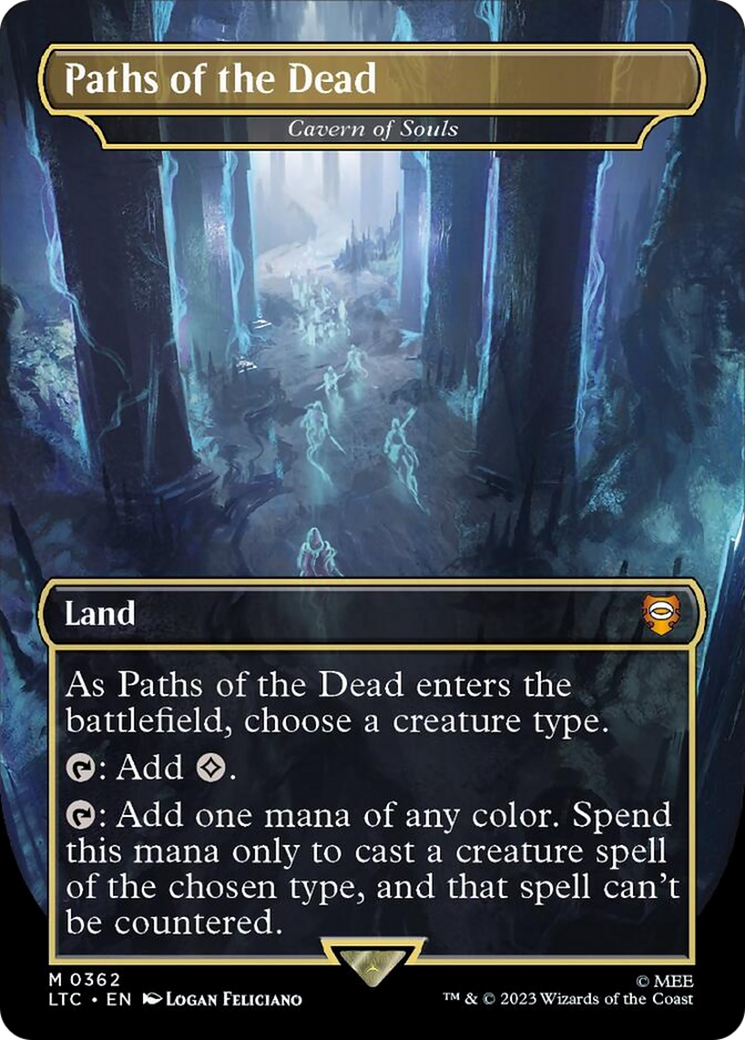 Paths of the Dead - Cavern of Souls (Surge Foil Realms and Relics) [The Lord of the Rings: Tales of Middle-Earth Commander] | L.A. Mood Comics and Games
