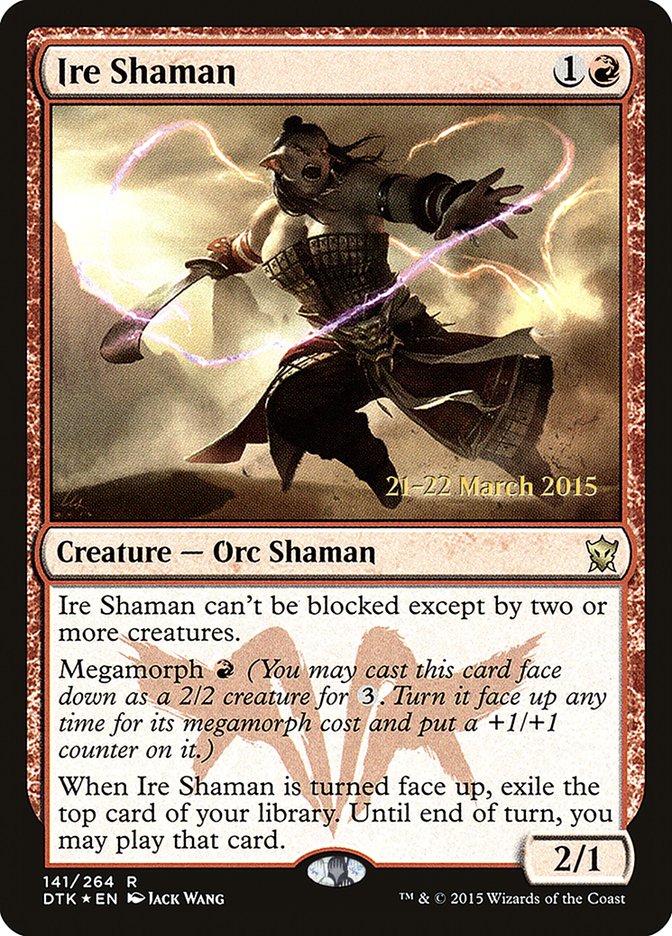 Ire Shaman [Dragons of Tarkir Prerelease Promos] | L.A. Mood Comics and Games