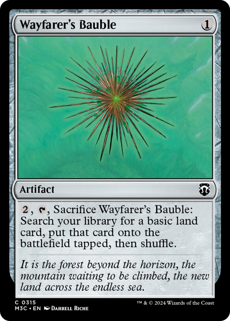 Wayfarer's Bauble (Ripple Foil) [Modern Horizons 3 Commander] | L.A. Mood Comics and Games