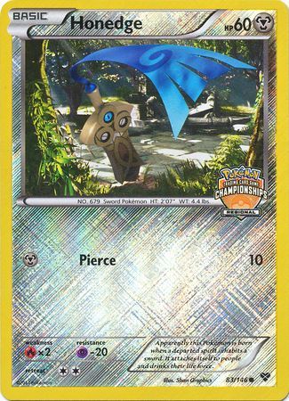 Honedge (83/146) (Regional Championship Promo) [XY: Base Set] | L.A. Mood Comics and Games