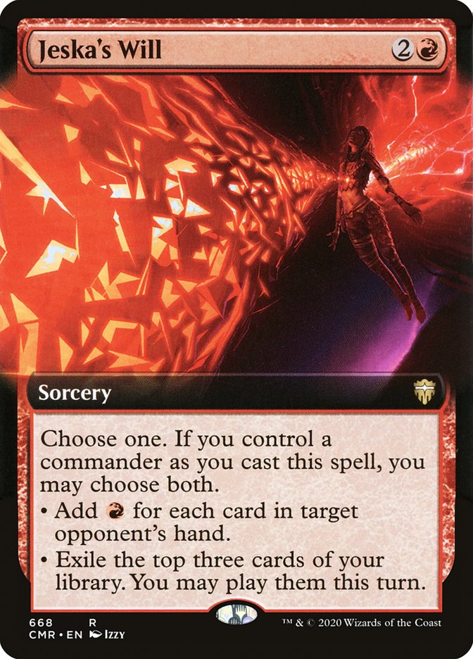 Jeska's Will (Extended Art) [Commander Legends] | L.A. Mood Comics and Games