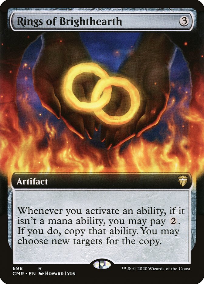 Rings of Brighthearth (Extended Art) [Commander Legends] | L.A. Mood Comics and Games