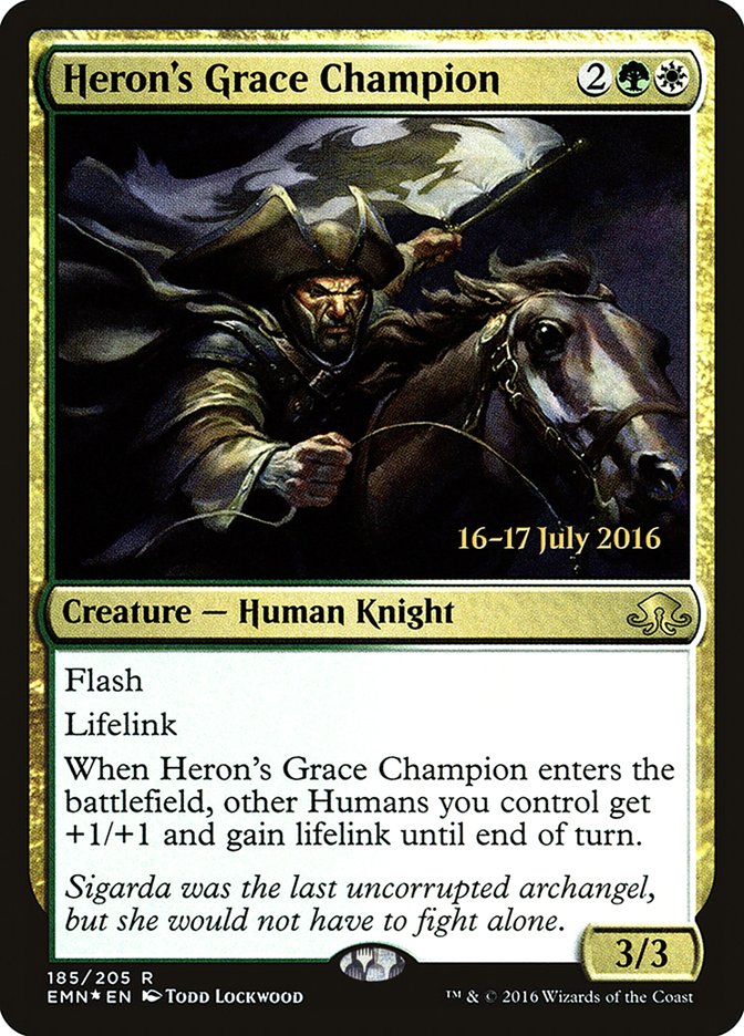 Heron's Grace Champion [Eldritch Moon Prerelease Promos] | L.A. Mood Comics and Games