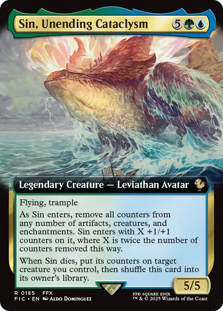 Sin, Unending Cataclysm (Extended Art) [FINAL FANTASY Commander] | L.A. Mood Comics and Games