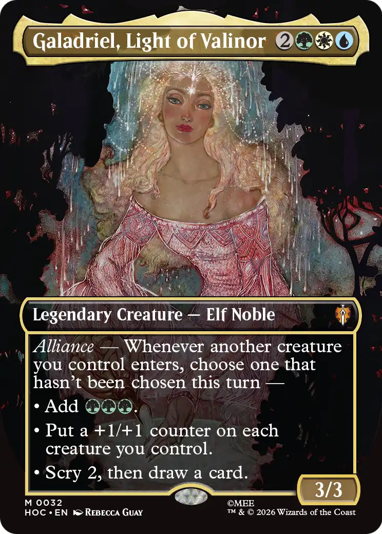 Galadriel, Light of Valinor (Borderless) [The Hobbit: Eternal-Legal] | L.A. Mood Comics and Games