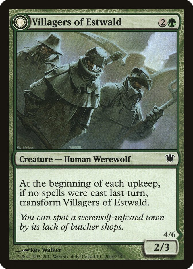 Villagers of Estwald // Howlpack of Estwald [Innistrad] | L.A. Mood Comics and Games