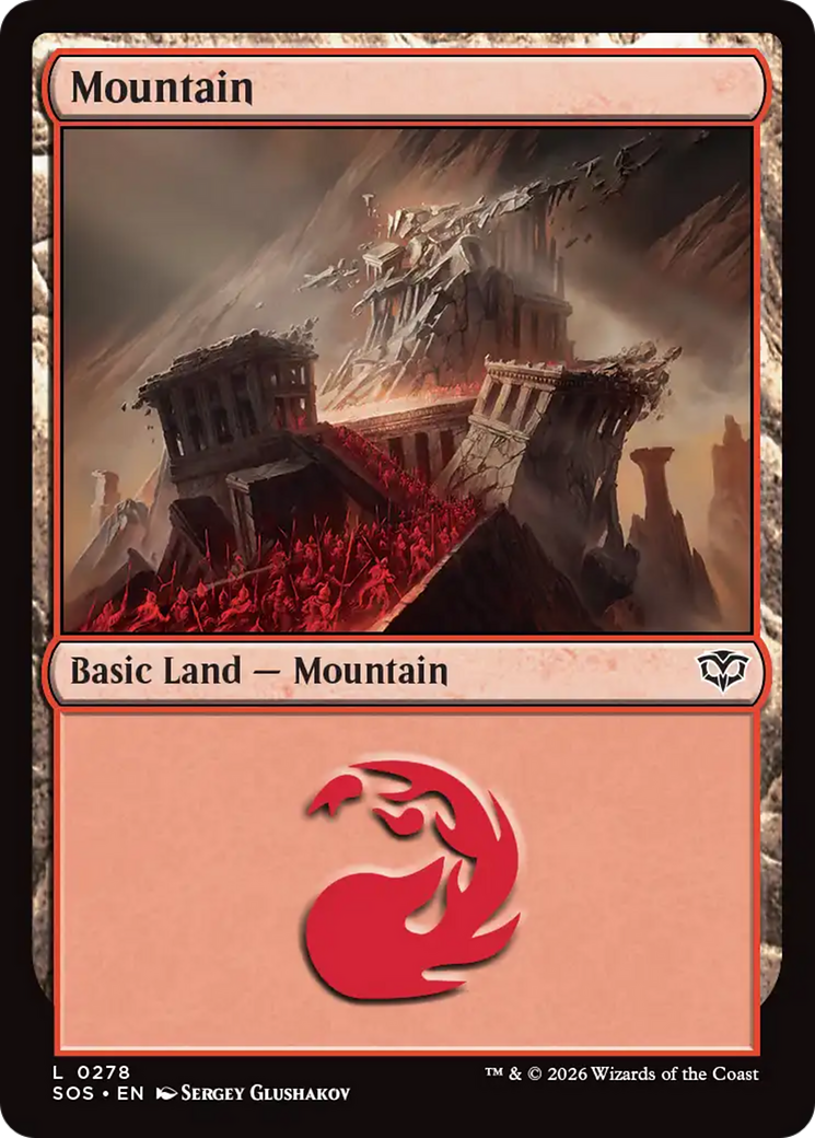 Mountain (0278) [Secrets of Strixhaven] | L.A. Mood Comics and Games