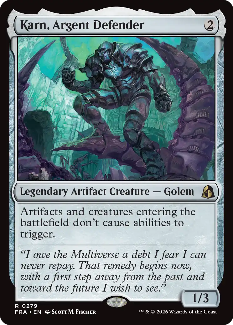 Karn, Argent Defender [Reality Fracture] | L.A. Mood Comics and Games
