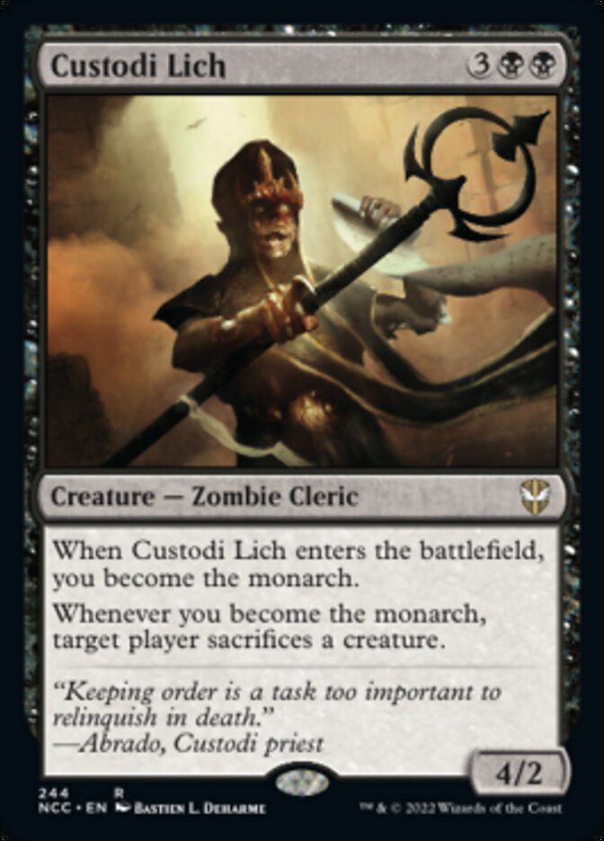 Custodi Lich [Streets of New Capenna Commander] | L.A. Mood Comics and Games