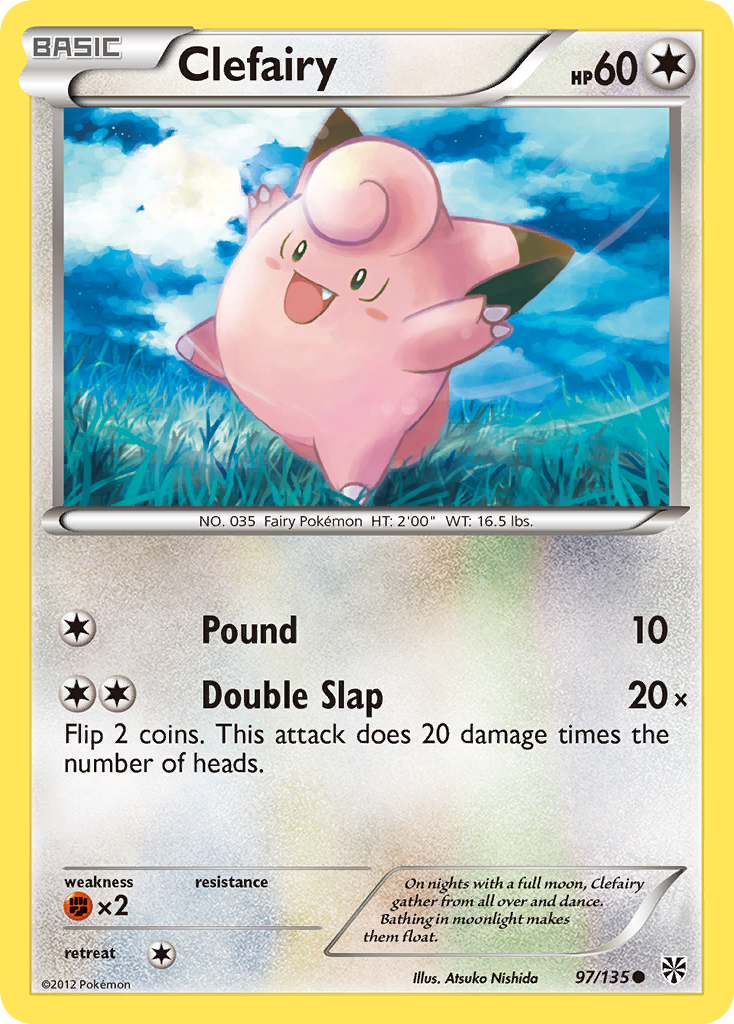 Clefairy (97/135) [Black & White: Plasma Storm] | L.A. Mood Comics and Games