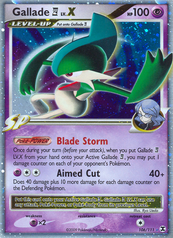 Gallade LV.X (106/111) [Platinum: Rising Rivals] | L.A. Mood Comics and Games