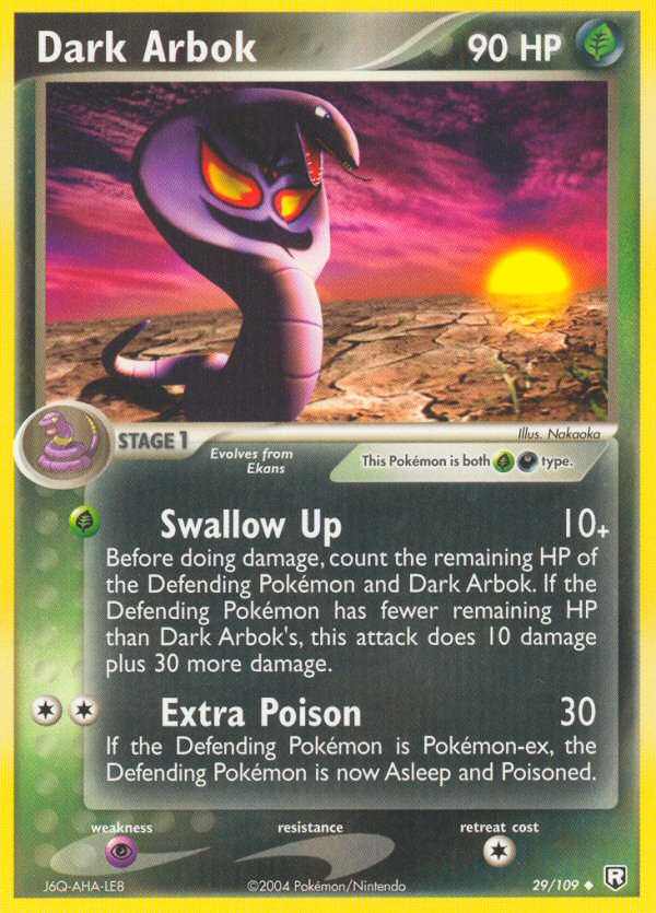 Dark Arbok (29/109) [EX: Team Rocket Returns] | L.A. Mood Comics and Games