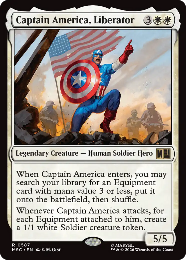 Captain America, Liberator [Marvel Super Heroes Commander] | L.A. Mood Comics and Games