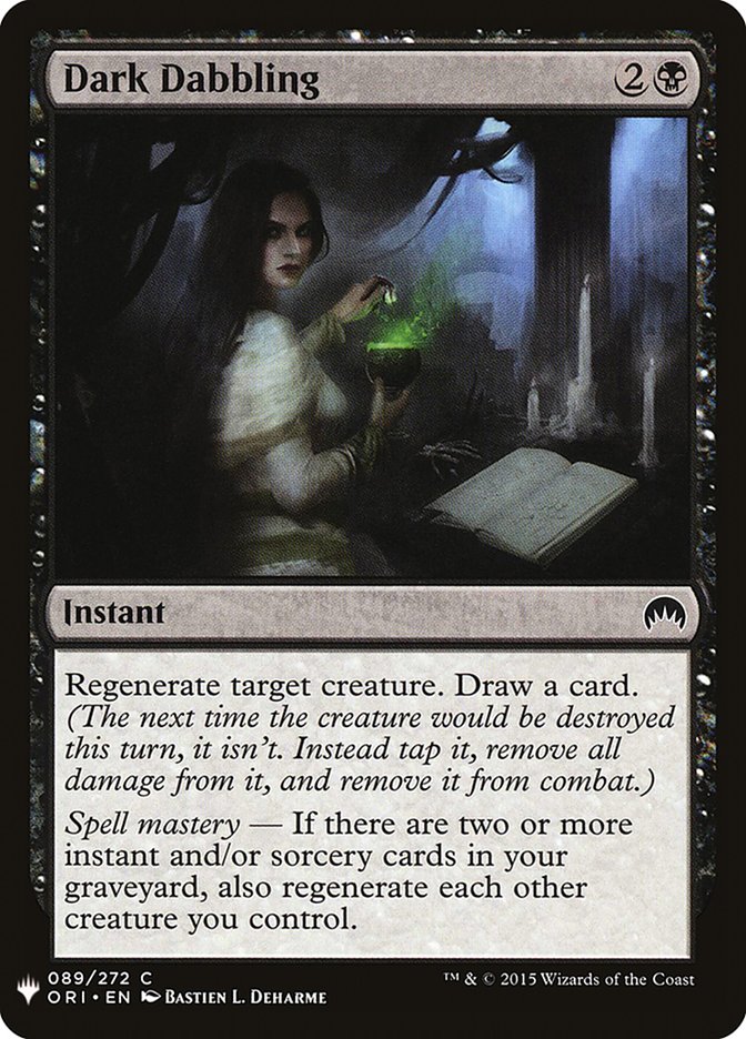 Dark Dabbling [Mystery Booster] | L.A. Mood Comics and Games