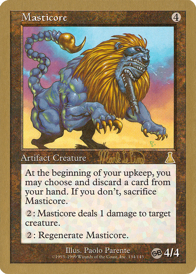 Masticore (Mark Le Pine) (SB) [World Championship Decks 1999] | L.A. Mood Comics and Games