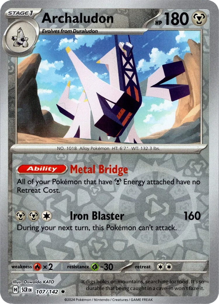 Archaludon (107/142) [Scarlet & Violet: Stellar Crown] | L.A. Mood Comics and Games