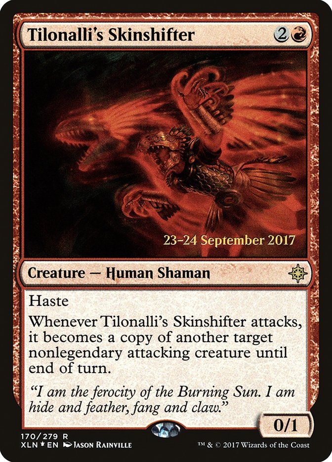 Tilonalli's Skinshifter [Ixalan Prerelease Promos] | L.A. Mood Comics and Games