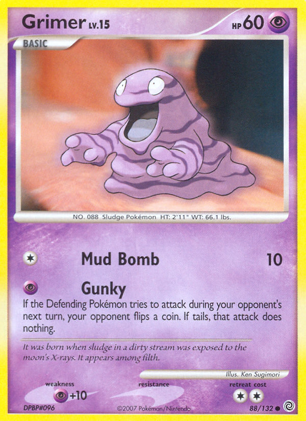 Grimer (88/132) [Diamond & Pearl: Secret Wonders] | L.A. Mood Comics and Games