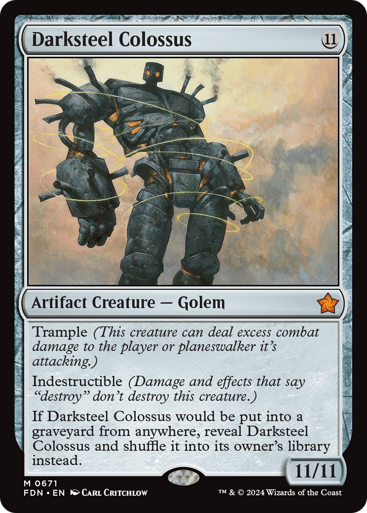 Darksteel Colossus [Foundations] | L.A. Mood Comics and Games