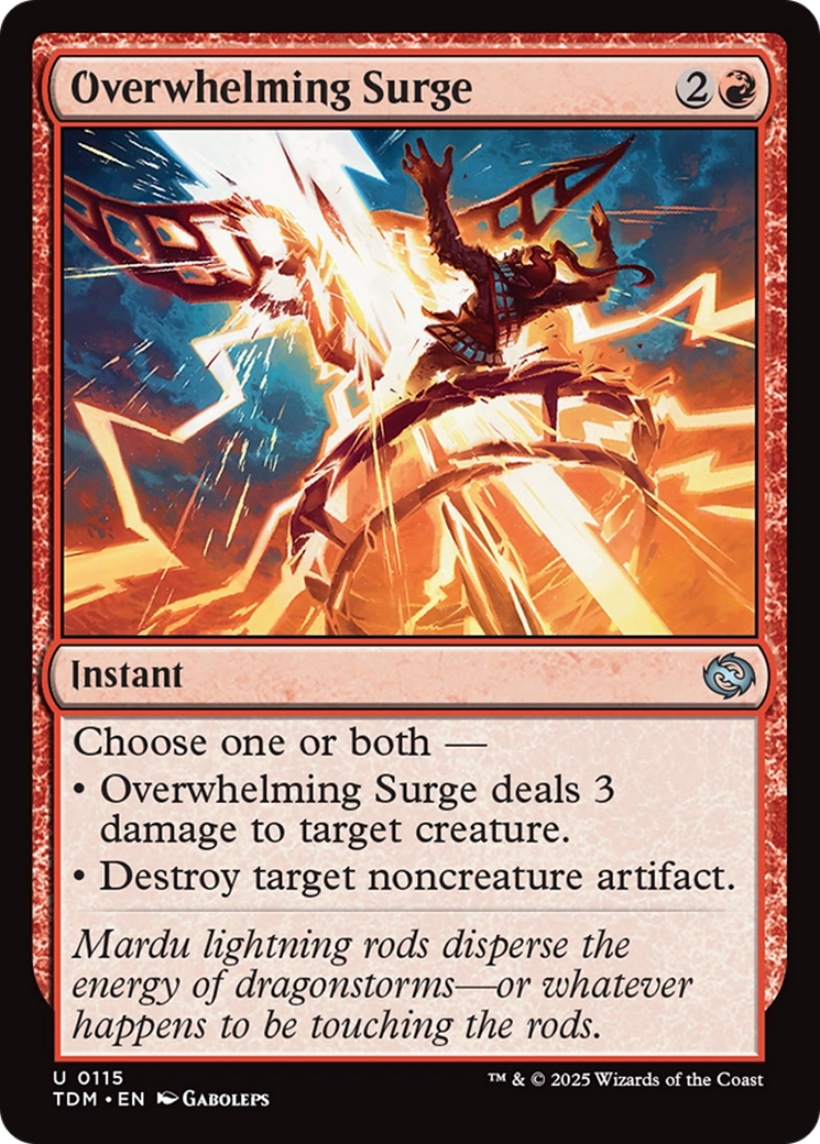 Overwhelming Surge [Tarkir: Dragonstorm] | L.A. Mood Comics and Games