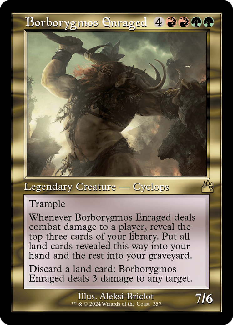 Borborygmos Enraged (Retro Frame) [Ravnica Remastered] | L.A. Mood Comics and Games