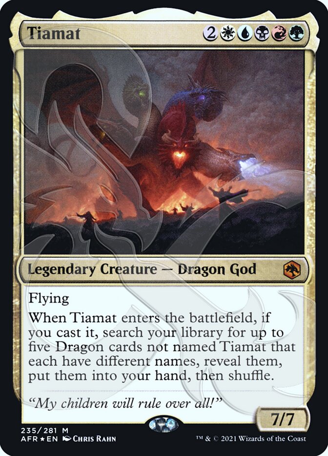 Tiamat (Ampersand Promo) [Dungeons & Dragons: Adventures in the Forgotten Realms Promos] | L.A. Mood Comics and Games