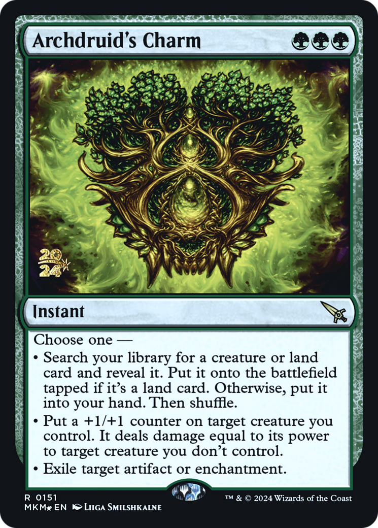Archdruid's Charm [Murders at Karlov Manor Prerelease Promos] | L.A. Mood Comics and Games