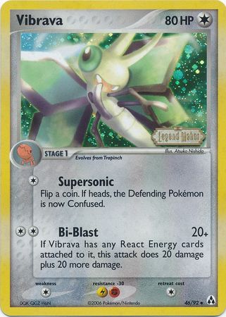 Vibrava (46/92) (Stamped) [EX: Legend Maker] | L.A. Mood Comics and Games