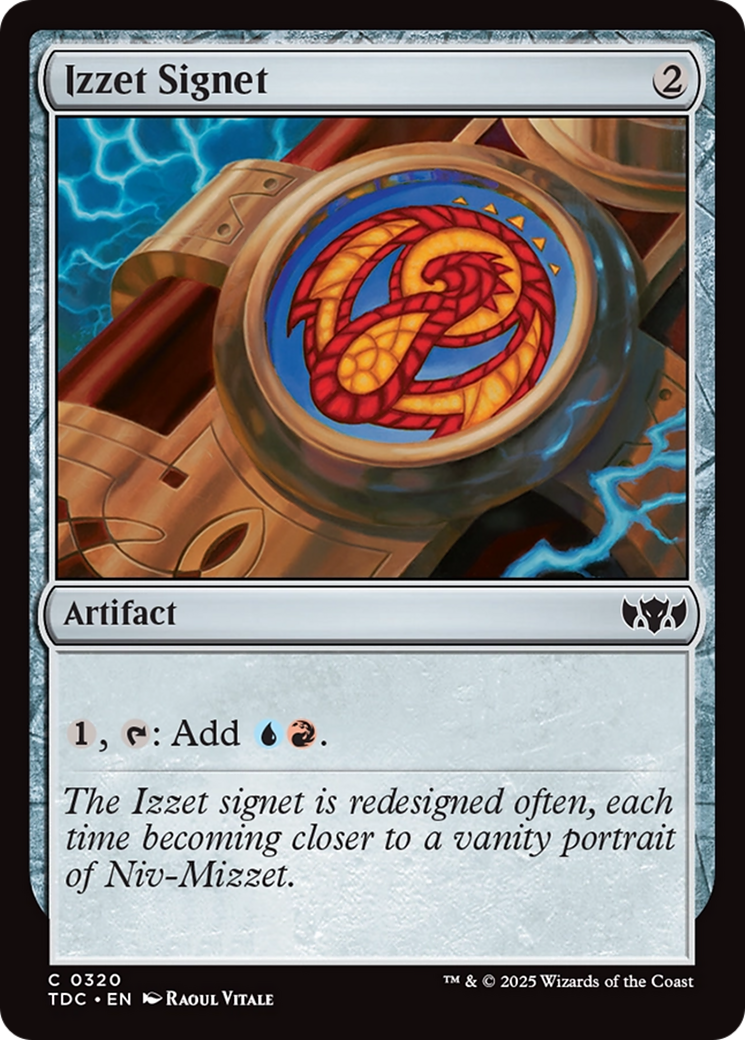 Izzet Signet [Tarkir: Dragonstorm Commander] | L.A. Mood Comics and Games