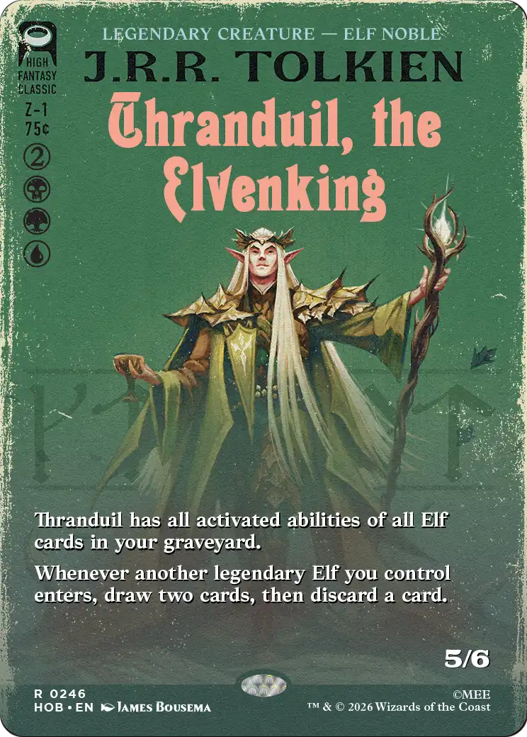 Thranduil, the Elvenking (Borderless) [The Hobbit] | L.A. Mood Comics and Games