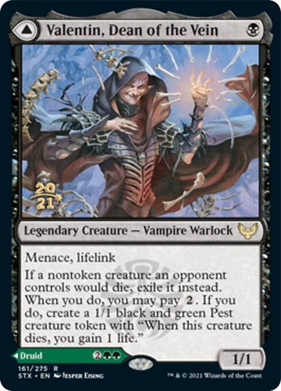 Valentin, Dean of the Vein // Lisette, Dean of the Root [Strixhaven: School of Mages Prerelease Promos] | L.A. Mood Comics and Games