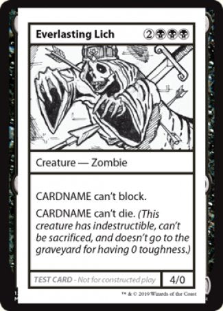 Everlasting Lich (2021 Edition) [Mystery Booster Playtest Cards] | L.A. Mood Comics and Games
