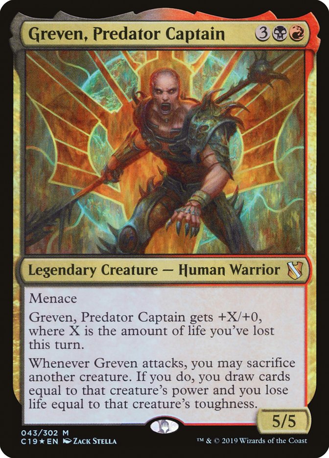 Greven, Predator Captain [Commander 2019] | L.A. Mood Comics and Games
