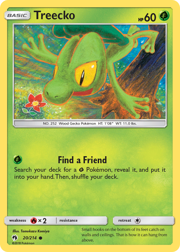 Treecko (20/214) [Sun & Moon: Lost Thunder] | L.A. Mood Comics and Games