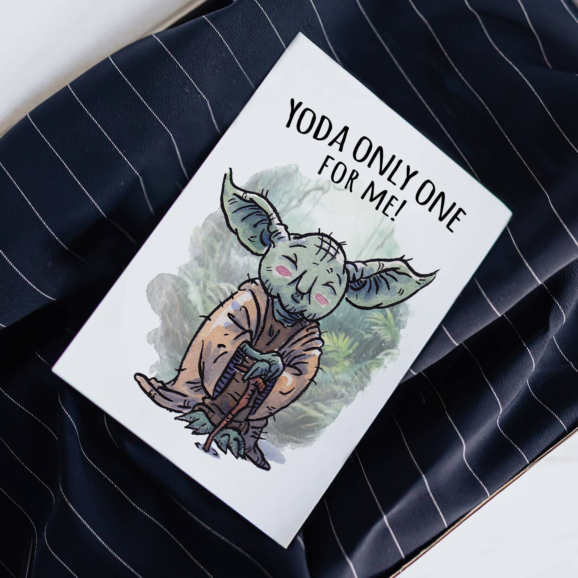 "You-da only One" - Sci-Fi Space Valentine Anniversary Card | L.A. Mood Comics and Games