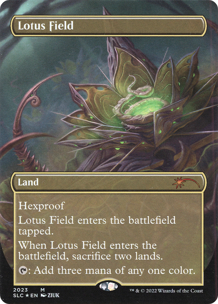 Lotus Field (Borderless) [Secret Lair Countdown Kit] | L.A. Mood Comics and Games