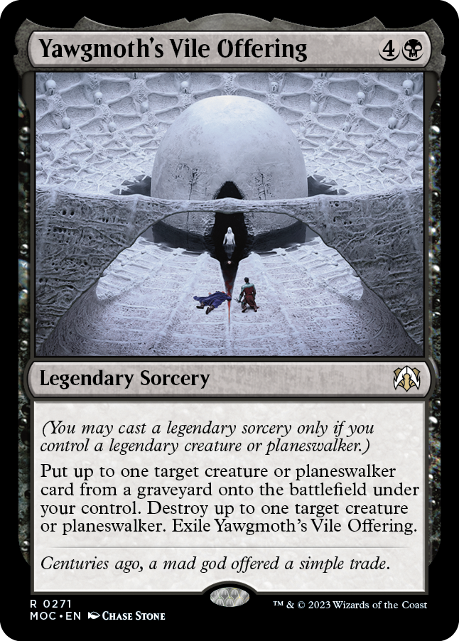 Yawgmoth's Vile Offering [March of the Machine Commander] | L.A. Mood Comics and Games