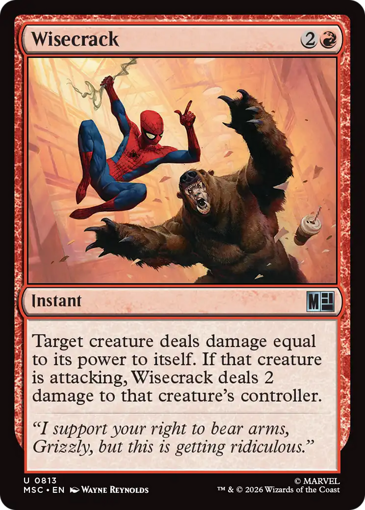 Wisecrack [Marvel Super Heroes Commander] | L.A. Mood Comics and Games