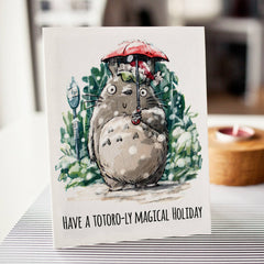 "Totoro-ally Magical" - Anime Enthusiast Christmas Card | L.A. Mood Comics and Games