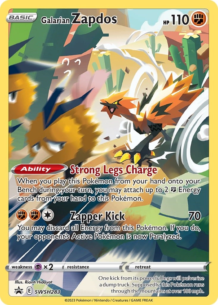 Galarian Zapdos (SWSH283) [Sword & Shield: Black Star Promos] | L.A. Mood Comics and Games