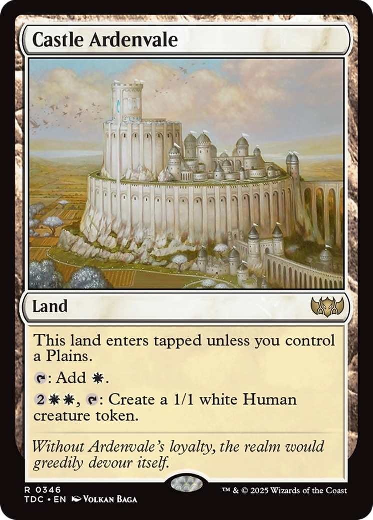 Castle Ardenvale [Tarkir: Dragonstorm Commander] | L.A. Mood Comics and Games