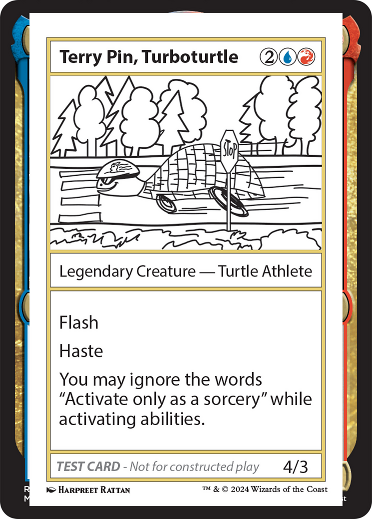 Terry Pin, Turboturtle [Mystery Booster 2 Playtest Cards] | L.A. Mood Comics and Games